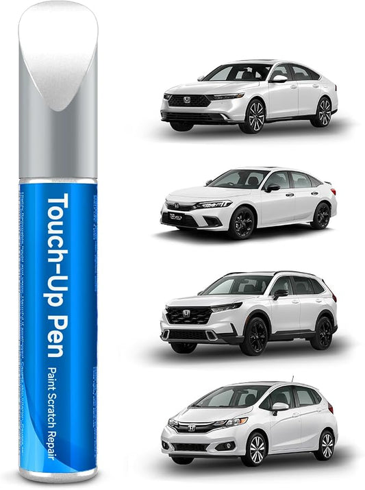 NH-883P Platinum White Pearl Touch Up Paint Compatible with Honda Exact Match Touch Up Paint Car Scratch Repair