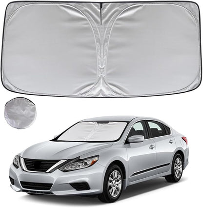 KAYZT Windshield Sun Shade for 2013-2018 Nissan Altima Sedan Foldable Sunshade Front Window Custom Fit Car Accessories