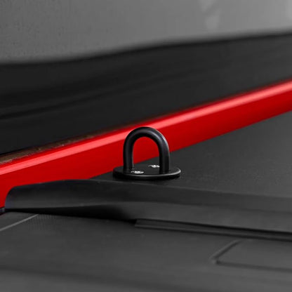 Rough Country Hard Roll-Up Tonneau Cover for Chevy Silverado & GMC Sierra 1500 (2014-2018) - Aluminum Truck Bed Cover, Fits 5'9 Bed