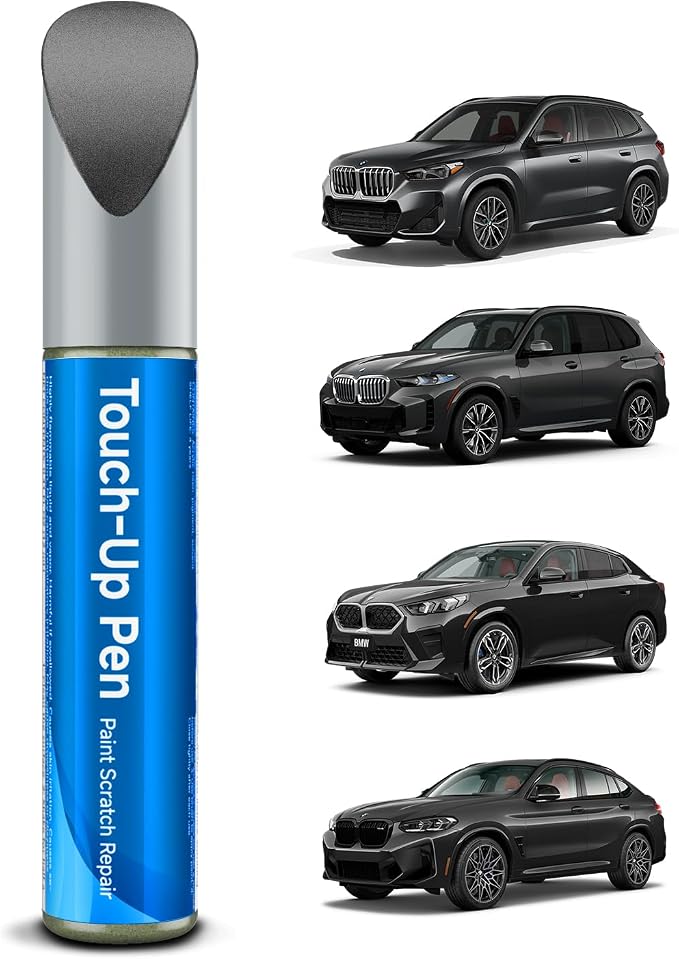 Touch Up Paint for BMW, Dark Graphite(A90) Exact Match Touch Up Paint Car Scratch Repair (Dark Graphite Metallic for 2019-2020 X5/X4/iX3/X2/X1)