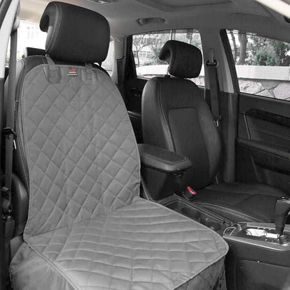 HONEST OUTFITTERS Dog Car Seat Cover 2 Pack, Waterproof Front Seat Car Cover for Cars, Trucks, and Suvs, Pet Front Cover for Cars, Nonslip Dog Seat Cover Grey
