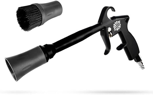 The Rag Company - The Ultra Air Blaster (Version 2) – Lift and Blast Dirt and Debris Away for Interior Detailing; Durable and Ergonomic Metal Design; Trigger Operated