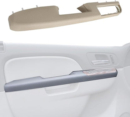 80995 Door Armrest Repair Front Left Side Door Panel Handle Beige Compatible with 2010-2014 Chevrolet Chevy Silverado Suburban Avalanche Tahoe,GMC Sierra Yukon Replaces 84127282