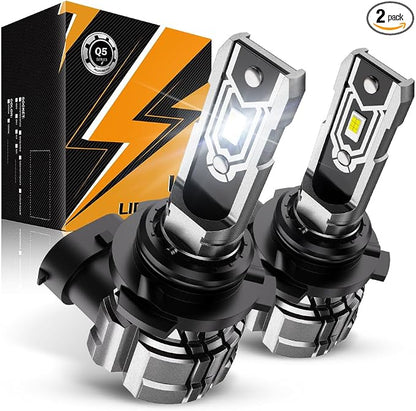 Auxbeam 9006 HB4 Fog Lights, 10000LM 400% Brighter 9006 HB4 Fog Light, White Strong Penetrating Light, Super Bright Plug and Play