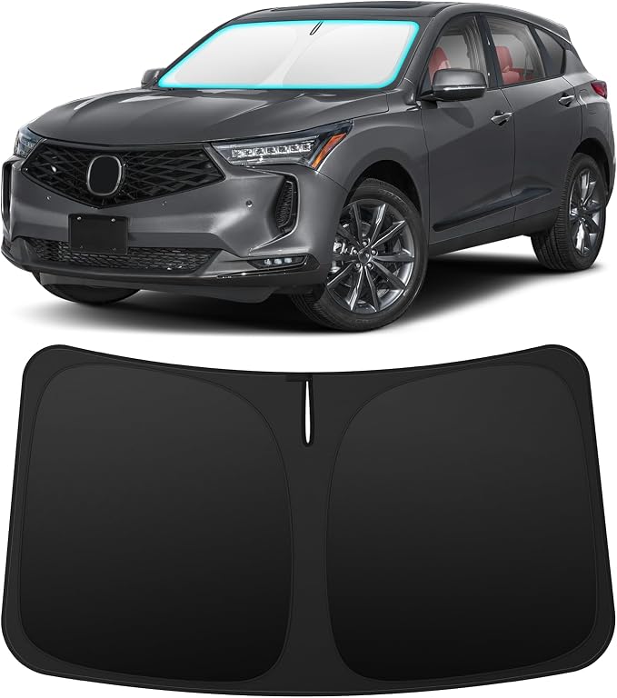 INSAUTO Custom Fit Windshield Sun Shade Accessories for Acura RDX 2019-2026, Foldable Front Window Sunshade, UV & Heat Reflector, Keeps Interior Cool, Includes Storage Bag