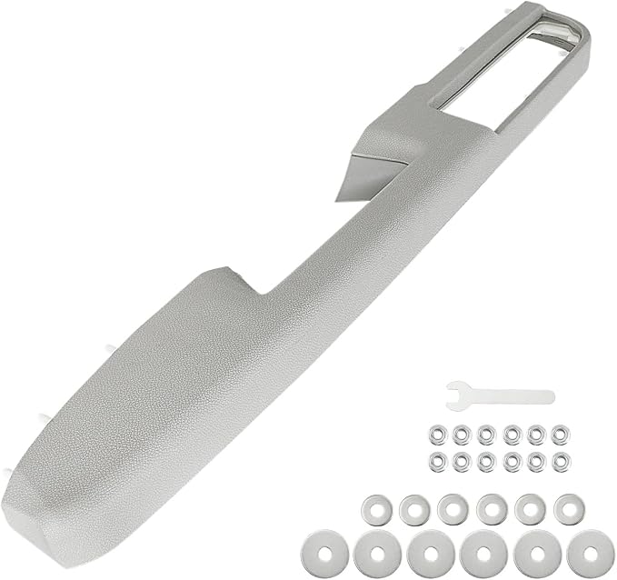 926-740 Upgraded Door Armrest Repair Front Left Side Door Panel Handle Gray Compatible with 2010-2014 Chevy Chevrolet Silverado Suburban Avalanche Tahoe,GMC Sierra Yukon Replaces 84127281