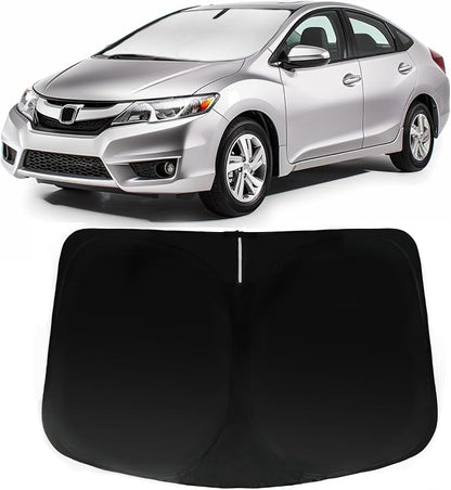 Windshield Sun Shade for Honda Civic 2012-2015, Car Front Window Sunshade with 240T Sun Visor Protector Blocks UV Rays Heat Sun Shield Accessories