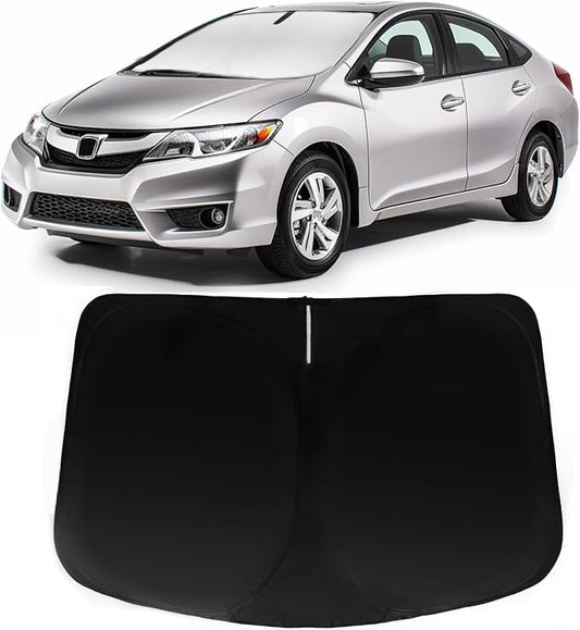 Windshield Sun Shade for Honda Civic 2012-2015, Car Front Window Sunshade with 240T Sun Visor Protector Blocks UV Rays Heat Sun Shield Accessories