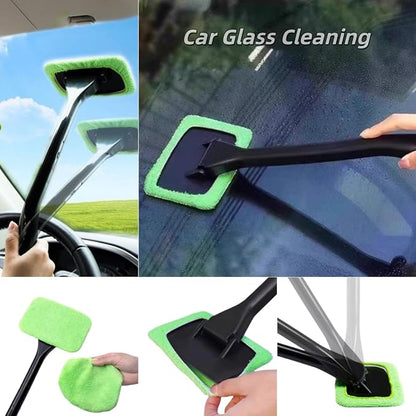 21Pcs Small Cleaning Brush Set for Car Glass & Gap Crevice Cleaning - Window/Door Tracks, Bathroom Sink, Mirrors, Window Sills, Sliding Doors, Shower Door Tracks