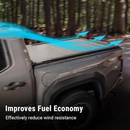 Syneticusa AR Automatic Retractable Truck Bed Cover for Ford F-150 2004–2026 | 6’7” (78.9”) Bed | Aluminum Hard Retractable Tonneau Cover | Easy Installation | Waterproof, Low-Profile