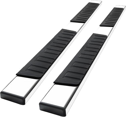 COMNOVA 6 Inches Running Boards Compatible with 2005-2023 Toyota Tacoma Double Cab, Running Boards & Steps for Tacoma (Steel)