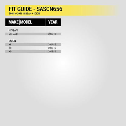 Scosche SASCN656 5.25-6.5” Speaker Adapters - Compatible with Select 2004-16 Nissan and Scion - Adapter for 5 1/4" to 6 1/2" Car Speakers - Sold in Pairs - Does Not Fit Oversize 6.5", 6.75" or 6X9"