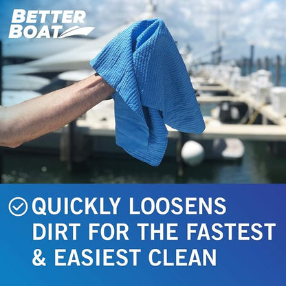Super Absorbent Towels, Synthetic Chamois Cloth for Car and Boat Drying, Smooth Cooling Towel, Marine Grade Cleaning Supplies, PVA Shammy Wash 2 Pack