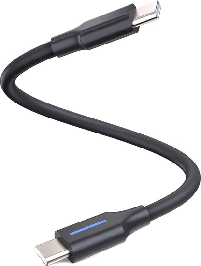 2-in-1 C to C Bypass Motorcycle CarPlay Bluetooth Headset Cable | 1.64Ft,Activate CarPlay Without Headset,Support Charging,Fit for Harley Road Glid/Street Glide2024-2026,Goldwing 2025-2026