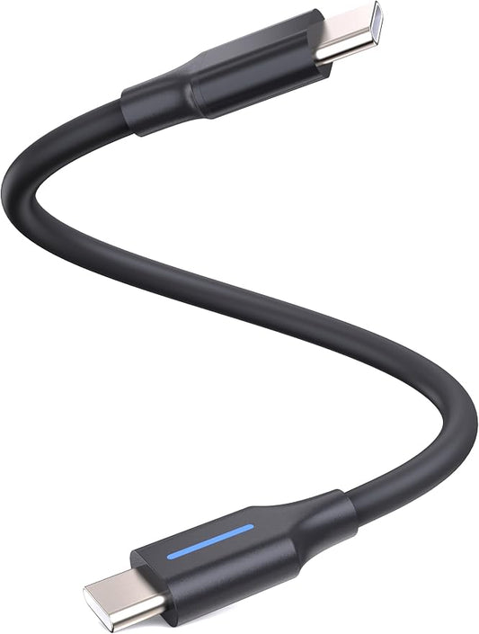 2-in-1 C to C Bypass Motorcycle CarPlay Bluetooth Headset Cable | 1.64Ft,Activate CarPlay Without Headset,Support Charging,Fit for Harley Road Glid/Street Glide2024-2026,Goldwing 2025-2026