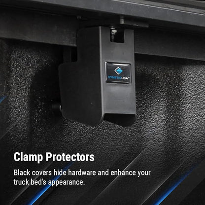 Syneticusa Stealth Black Retractable Hard Tonneau Cover T-Slot Rails Fits 2008-2026 Ford F-250/350 Super Duty 6' 10" Truck Bed Premium Edition Accessories Waterproof