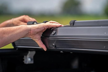 Rough Country Hard Roll-Up Tonneau Cover for Ram 1500 (2019-2026) & TRX (2021-2024) - Aluminum Truck Bed Cover, Fits 5'7 Bed