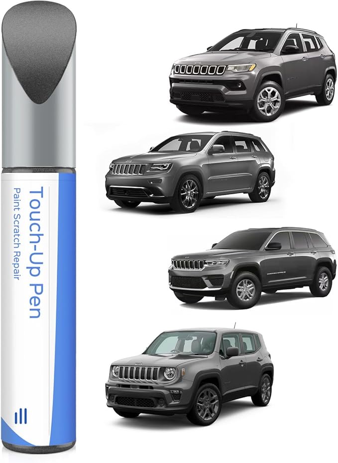 PDN Sting Gray Touch Up Paint Compatible with Jeep Exact Match Chips and Nicks Touch Up