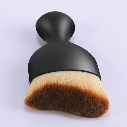Car Brush, Car Interior Detailing Cleaning Soft Brush for Dashboard, AC Vents, Leather, Scratch-Free (Black,2)