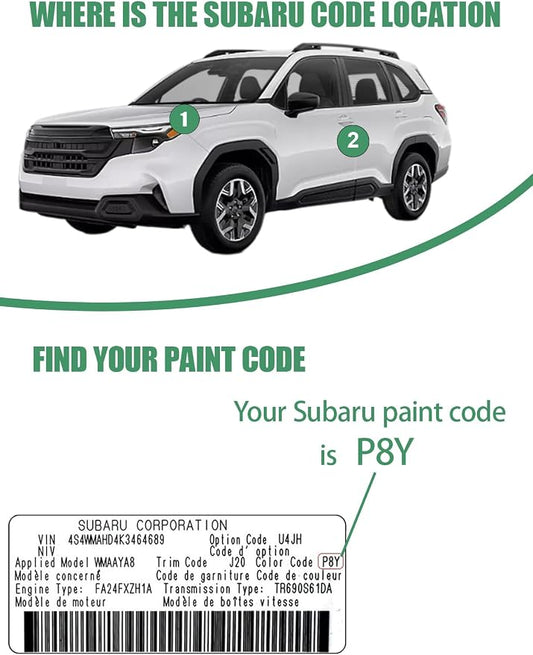 SAL Abyss Blue Pearl Touch Up Paint for Subaru, Color Accurate Car Paint Scratch Repair Pen, Quick & Easy Fix Automotive Chips and Nicks