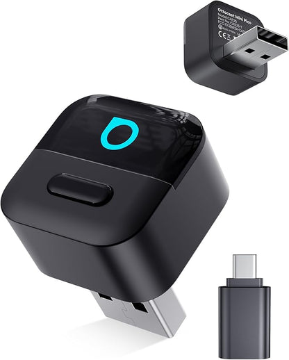 OTTOCAST Mini Pico (2026 Version) Wireless 2-in-1 CarPlay & Android Auto Adapter, Plug & Play Dongle for iPhone & Android, Auto Connect, One-Tap Disconnect,Wi-Fi 6 & Bluetooth 5.4 for Low-Latency
