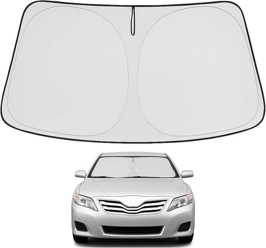 Proadsy 2026 Upgrade Front Windshield Sun Shade Foldable Sunshade Protector Custom Fit 2007-2011 Camry Accessories