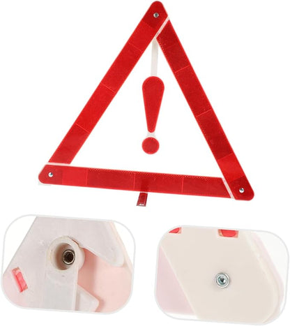 2pcs Car Warning Triangle Sign Road Safety Kit Car Maintenance Triangle Reflectors