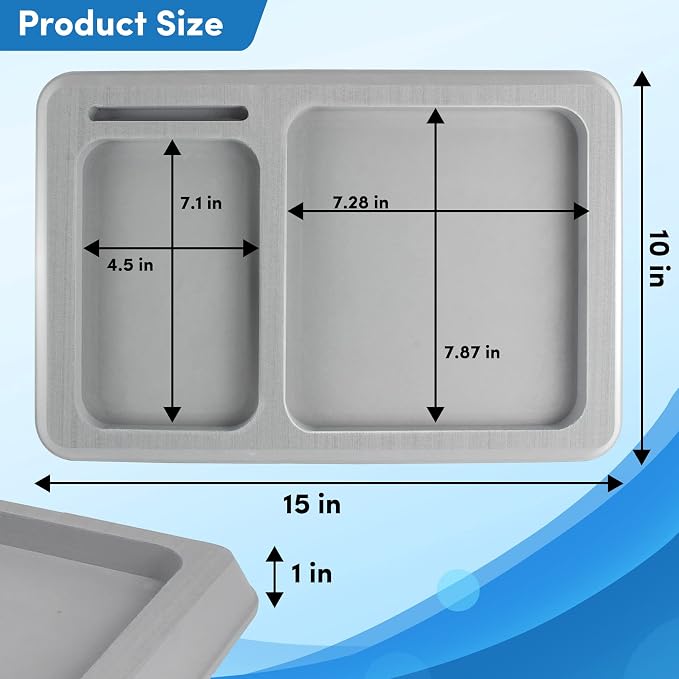 EVA Foam Boat Dash Pad, Anti-Slip Boat Dash Organizer Perfect for Fishing Center Consoles (6Color,2Size)