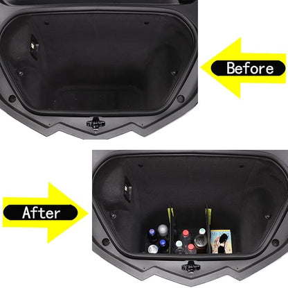 CHEAYAR Front Trunk Organizer Compatible with Corvette C8 Stingray 2020-2023, Organizer Storage with Mesh Pocket and Dividers, Front Trunk C8 Accessories