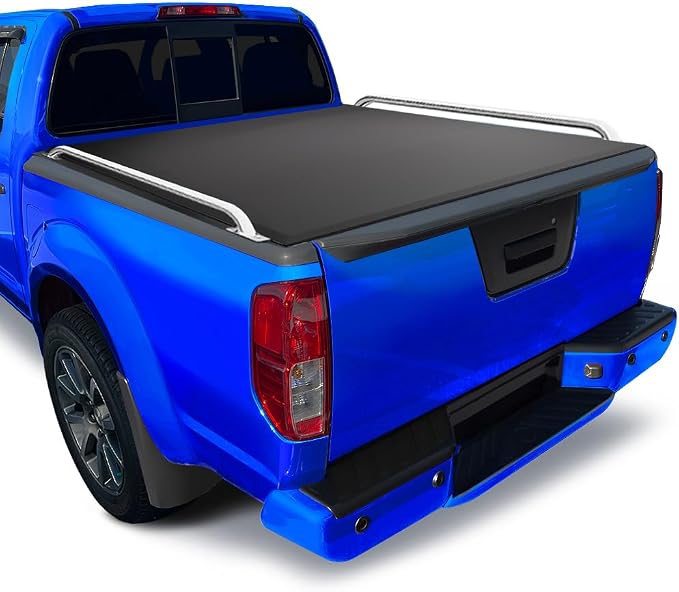 Tyger Auto T2 Low Profile Soft Roll-up Truck Bed Tonneau Cover Compatible with 2022-2026 Nissan Frontier | 5' (60") Bed | TG-BC2N6057