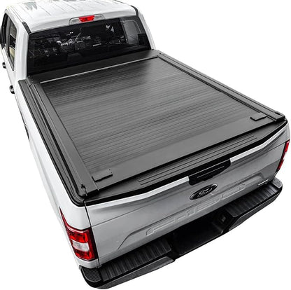Syneticusa MR Retractable Truck Bed Cover for Ford F-150 2004–2026 | 6’7” (78.9”) Bed | Aluminum Hard Retractable Tonneau Cover | One-Person Installable, Easy Installation | Waterproof, Low-Profile
