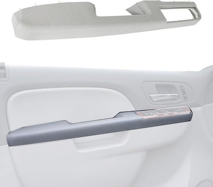 926-740 Door Armrest Repair Front Left Side Door Panel Handle Gray Compatible with 2010-2014 Chevrolet Chevy Silverado Suburban Avalanche Tahoe,GMC Sierra Yukon Replaces 84127281