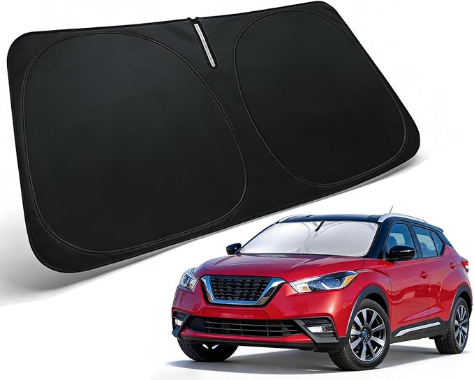 Windshield Sun Shade Custom-Fit for Nissan Kicks 2017-2024