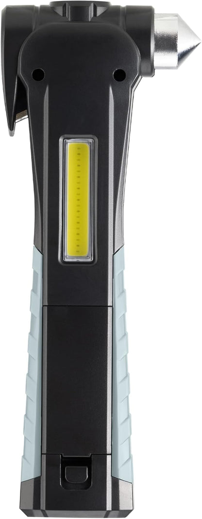 Navaris Safety Tool for Cars - Emergency Car Window Breaker - Emergency Hammer for Cars - With Flashlight and Siren - With Belt Cutter - Escape Safety hammer - Glass Breaker