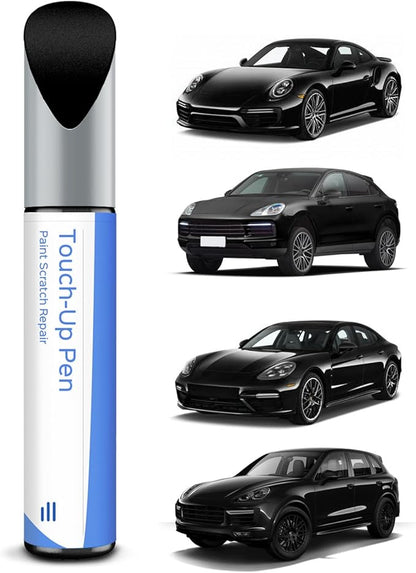 Jet Black Metallic (C9X/2T) Touch Up Paint Compatible with Porsche Exact Match Chips and Nicks Touch Up