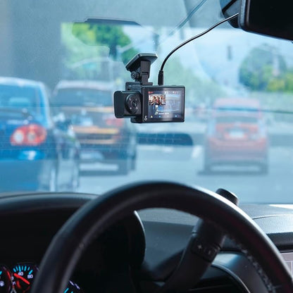 Bundle of Cobra SC 400D Smart Dash Cam with Rear Cam + Cobra Cabin-View Camera for SC Series Dash Cameras