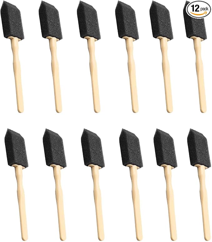 12 Pack Car Air Vent Duster Brush Blind Duster Car Interior Detail Dust Brush Sponge Brushes Dash Duster for Automotive Air Conditioner Vent Dashboard Crevice Mini Split Vent Window Blinds