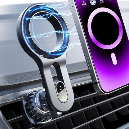 LISEN for MagSafe Car Mount, Magnetic Phone Holder for Car Vent Phone Mount, Air Vent Hands Free Phone Mount, Super Magnetic Phone Mount, Gifts Car Phone Holder Magnetic for iPhone 17 Pro Max 16 15