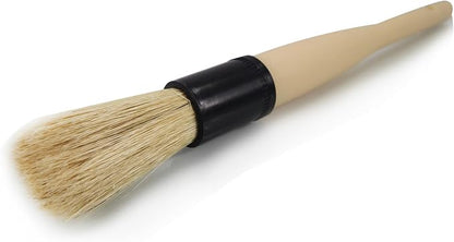 Chemical Guys Boars Hair Detailing Brush - Gentle Scratch-Free Cleaning for Wheels, Grilles, Emblems, and Interior Surfaces - Versatile Multi-Purpose Auto Detailing Brush for Deep Cleaning - Acc_S90