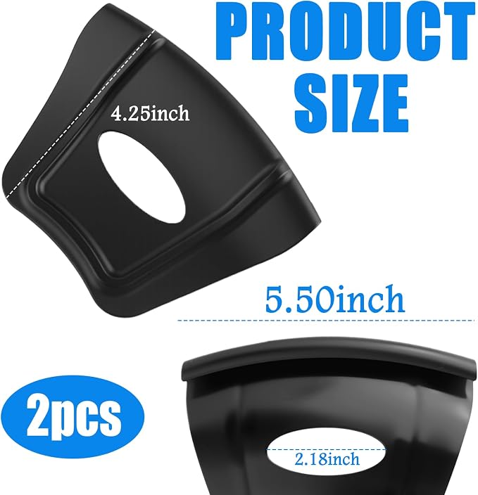 Junecarp 2PCS Rim Protector for Car Wheels,Non-Slip Wheel Rim Protector with Double Rib & Finger Hole Design,Professional Motorcycles Tire Rims Protectors for Tire Replacement and Repair