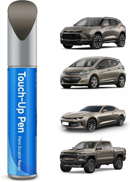 Touch Up Paint Compatible with Chevrolet Exact Match Touch Up Paint Car Scratch Repair (Pepperdust Metallic/Bronze Dune Metallic（WA441B/GMU）)