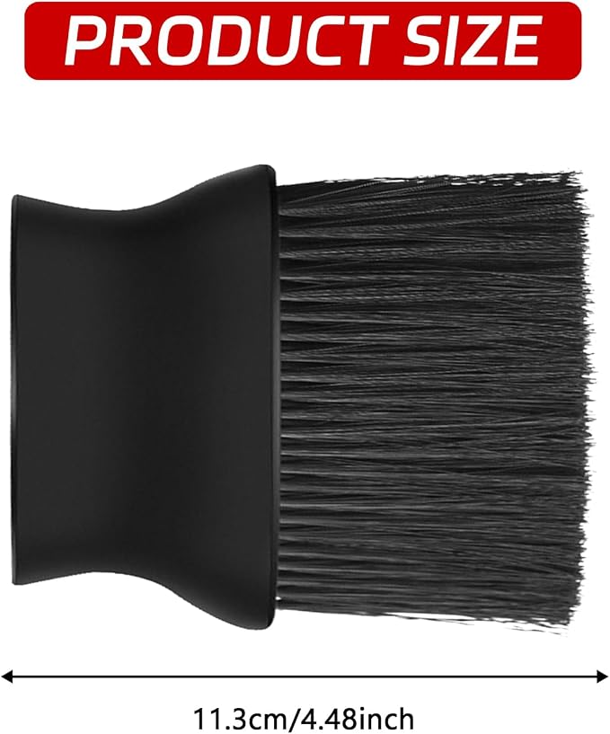 Automotive Interior Dusting Brush, Car Interior Cleaning Brush, Car Detailing Brush, Ultra-Soft Bristles Duster Brush for Car Interior, Dashboard, Leather, Baseball Umpire Gear Brush (Black)