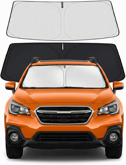 for 2015-2019 Subaru Outback Windshield Sun Shade -Windshield Sunshade Cover Front Window Shade Custom Fit Outback Car Accessories Sun Visor Protector Foldable Blocks UV Rays
