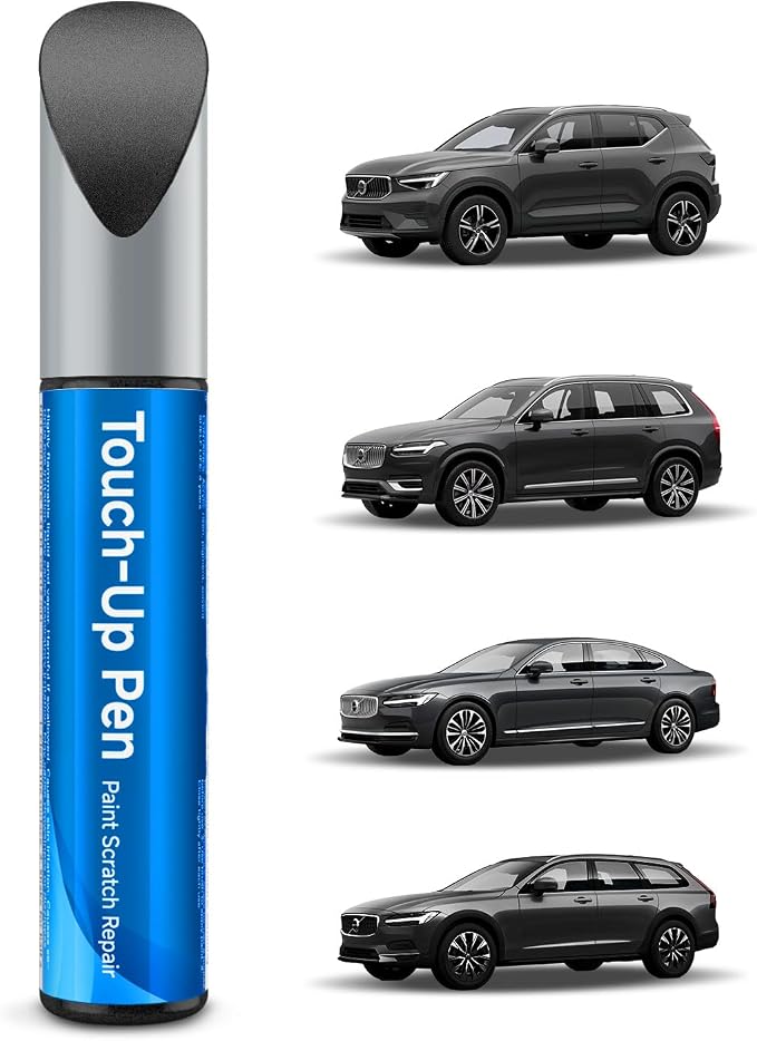728 Thunder Grey Metallic Touch Up Paint Compatible with Volvo Exact Match Touch Up Paint Car Scratch Repair