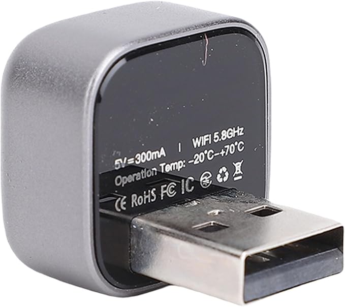 Yoidesu Car Wireless Adapter Box, for Wireless Adapter Plug and Play Wired to for Linux for Android 10 Phones and Above