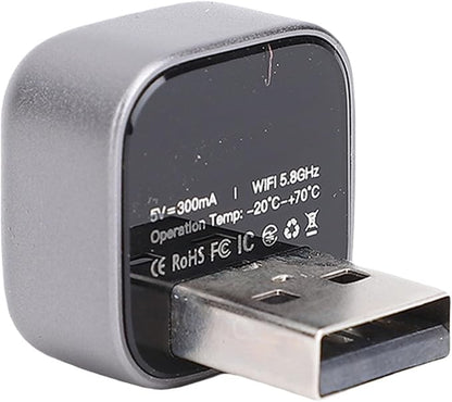Yoidesu Car Wireless Adapter Box, for Wireless Adapter Plug and Play Wired to for Linux for Android 10 Phones and Above