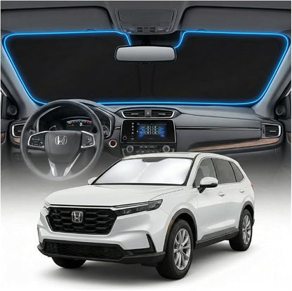 for Honda CRV Sun Shade Windshield Cover - Custom Fit CR-V Accessories 2023-2025 2026 Sunshade Foldable UV Protection & Heat Shield Sun Visor Accessories