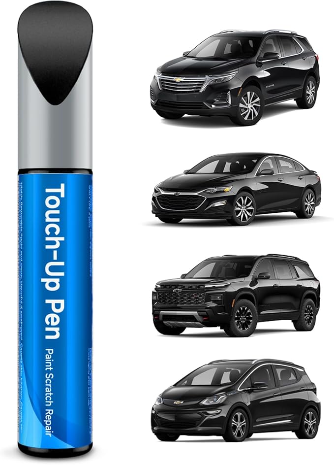 GB8/WA384A Mosaic Black Metallic Touch Up Paint Compatible with Chevrolet GMC Buick Cadillac Exact Match Touch Up Paint Car Scratch Repair