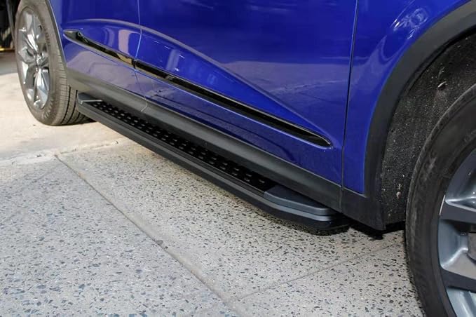Vanguard Black F2 Style Running Boards | Compatible with 14-16 Acura MDX / 19-25 Honda Passport / 16-23 Honda Pilot / 17-25 Honda Ridgeline