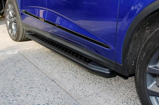 Vanguard Black F2 Style Running Boards | Compatible with 14-16 Acura MDX / 19-25 Honda Passport / 16-23 Honda Pilot / 17-25 Honda Ridgeline